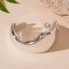 Wholesale Metal Irregular Geometric Opening Bracelet Electroplated Jewelry For Women