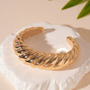 Wholesale Metal Irregular Geometric Opening Bracelet Electroplated Jewelry For Women