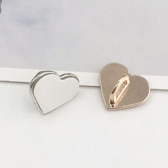 Wholesale Metal Jewelry Accessories Square Love Buckle Electroplated Allmatch Handmade Materials