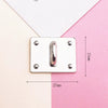 Wholesale Metal Jewelry Accessories Square Love Buckle Electroplated Allmatch Handmade Materials