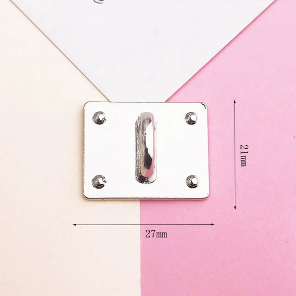 Wholesale Metal Jewelry Accessories Square Love Buckle Electroplated Allmatch Handmade Materials