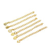 Wholesale Metal Jewelry Accessories Tail Chain Bag Extension Chain Bracelet Necklace 18K Real Gold Electroplated Original Design