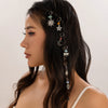 Wholesale Metal Jewelry Retro Geometric Braid Leaves Coin Hair Clip For Women