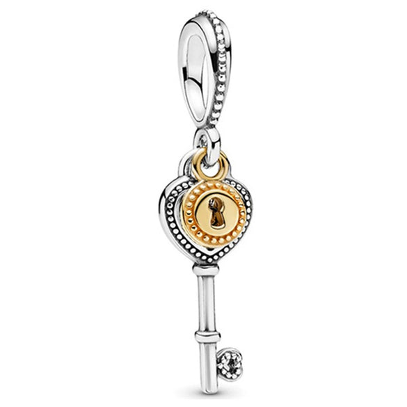 Wholesale Metal Love Pendant Unicorn Beaded Bracelet With Electroplating And Totem Pattern
