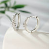 Wholesale Metal Microinlaid Zirconia Star Earrings