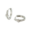 Wholesale Metal Microinlaid Zirconia Star Earrings