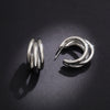 Wholesale Metal Multilayer Geometric Earrings Copper Electroplated For Women
