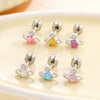 Wholesale Metal Opal Saturn Ear Nails With Geometric Pattern For Women