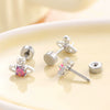Wholesale Metal Opal Saturn Ear Nails With Geometric Pattern For Women