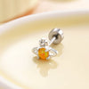 Wholesale Metal Opal Saturn Ear Nails With Geometric Pattern For Women