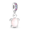 Wholesale Metal Pendant Bracelet With Dolphin Frog Starfish Shapes And Totem Pattern Electroplated And Diamondembedded