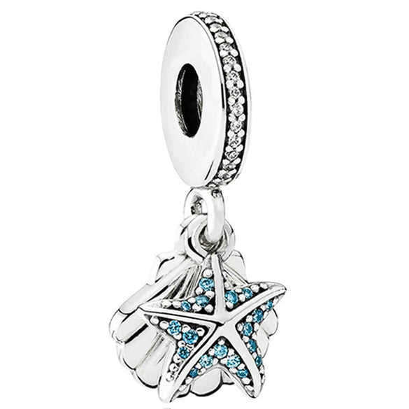 Wholesale Metal Pendant Bracelet With Dolphin Frog Starfish Shapes And Totem Pattern Electroplated And Diamondembedded