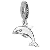 Wholesale Metal Pendant Bracelet With Dolphin Frog Starfish Shapes And Totem Pattern Electroplated And Diamondembedded