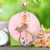 Wholesale Metal Plush Lucky Bag Style Women's Car Keychain