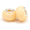 Wholesale Metal Resin Beads Totem Pattern Electroplated Bracelet And Necklace Beaded Accessories
