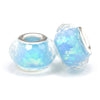 Wholesale Metal Resin Beads Totem Pattern Electroplated Bracelet And Necklace Beaded Accessories