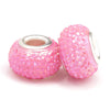 Wholesale Metal Resin Beads Totem Pattern Electroplated Bracelet And Necklace Beaded Accessories