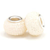 Wholesale Metal Resin Beads Totem Pattern Electroplated Bracelet And Necklace Beaded Accessories