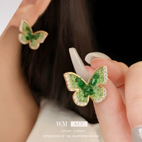 Wholesale Metal Retro Flower Design Diamond Pearl Earrings For Women