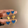 Wholesale Metal Retro Flower Design Diamond Pearl Earrings For Women