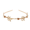 Wholesale Metal Retro Hair Band Set With Gold Pearl Rhinestone Electroplating Treatment For Women