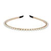 Wholesale Metal Retro Hair Band Set With Gold Pearl Rhinestone Electroplating Treatment For Women