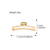 Wholesale Metal Retro Handmade Women's Hair Grab Clip Accessories