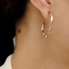 Wholesale Metal Ring Earrings In Minimalist Style With Geometric Design Made Of Alloy And Copper