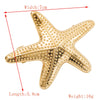 Wholesale Metal Spring Hair Clip For Women With Starfish Shape And Electroplating Treatment In Fashion Ol Style