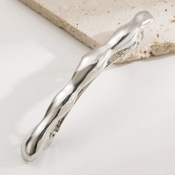 Wholesale Metal Spring Hair Clip For Women With Starfish Shape And Electroplating Treatment In Fashion Ol Style
