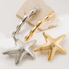 Wholesale Metal Spring Hair Clip For Women With Starfish Shape And Electroplating Treatment In Fashion Ol Style