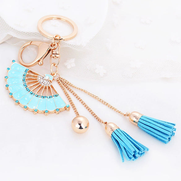 Wholesale Metal Strawberry Creative Cute Women's Rhinestone Keychain