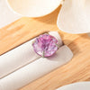 Wholesale Metal Sweet Geometric Inlaid Zircon Earrings For Women