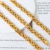 Wholesale Metal Watch Chain Bracelet 316L Stainless Steel Retro Hip Hop Geometric Electroplated Unisex