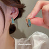Wholesale Metal Zircon Geometric U Shaped Women's Fashion Earrings