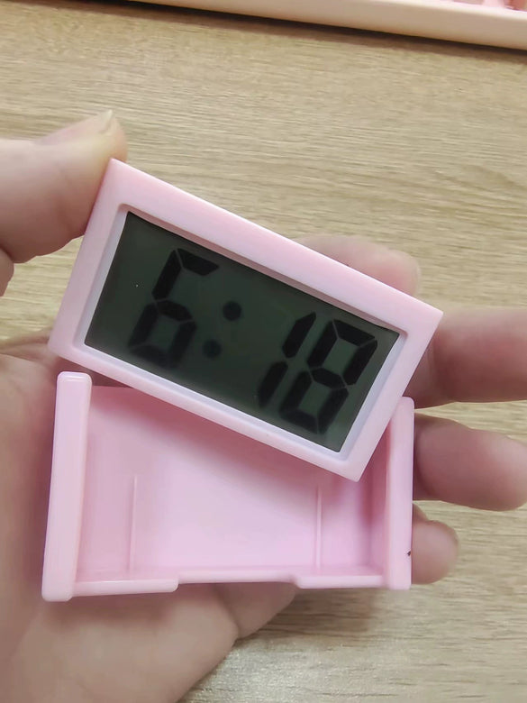Wholesale Mini Electronic Digital Display Car Clock Abs Material Rectangular Shape Casual Style
