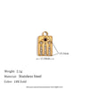 Wholesale Mini Simple Jewelry Accessories Stainless Steel 14K Gold Plated Heartshaped Geometric Pendant For Women With Electroplating And Micro Set Color Diamond