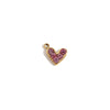 Wholesale Mini Simple Jewelry Accessories Stainless Steel 14K Gold Plated Heartshaped Geometric Pendant For Women With Electroplating And Micro Set Color Diamond