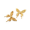 Wholesale Minimalist Animal Stamped Stainless Steel Earrings For Women Dragonfly And Butterfly Design