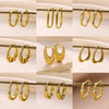 Wholesale Minimalist Copper Earrings With Electroplating Treatment