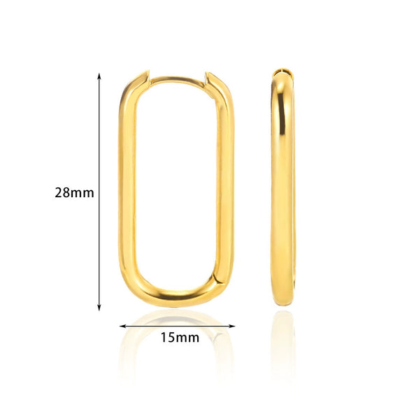 Wholesale Minimalist Copper Earrings With Electroplating Treatment
