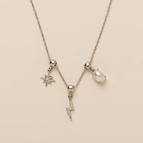 Wholesale Minimalist Copper Heart Shape Zircon Necklace For Women With Electroplating