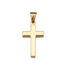 Wholesale Minimalist Cross Pendant Jewelry Titanium Steel Electroplated