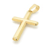 Wholesale Minimalist Cross Pendant Jewelry Titanium Steel Electroplated
