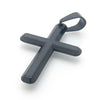 Wholesale Minimalist Cross Pendant Jewelry Titanium Steel Electroplated