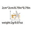 Wholesale Minimalist Fashion Stainless Steel Starfish Round Ring For Women With White Oil Dropping And Electroplating