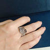 Wholesale Minimalist Feathershaped 925 Silver Ring With Polished Electroplating And Brushed Craft Unisex