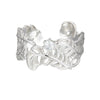 Wholesale Minimalist Feathershaped 925 Silver Ring With Polished Electroplating And Brushed Craft Unisex