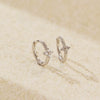 Wholesale Minimalist Fourleaf Clover Earring For Women S925 Silver With Electroplating