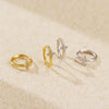 Wholesale Minimalist Fourleaf Clover Earring For Women S925 Silver With Electroplating